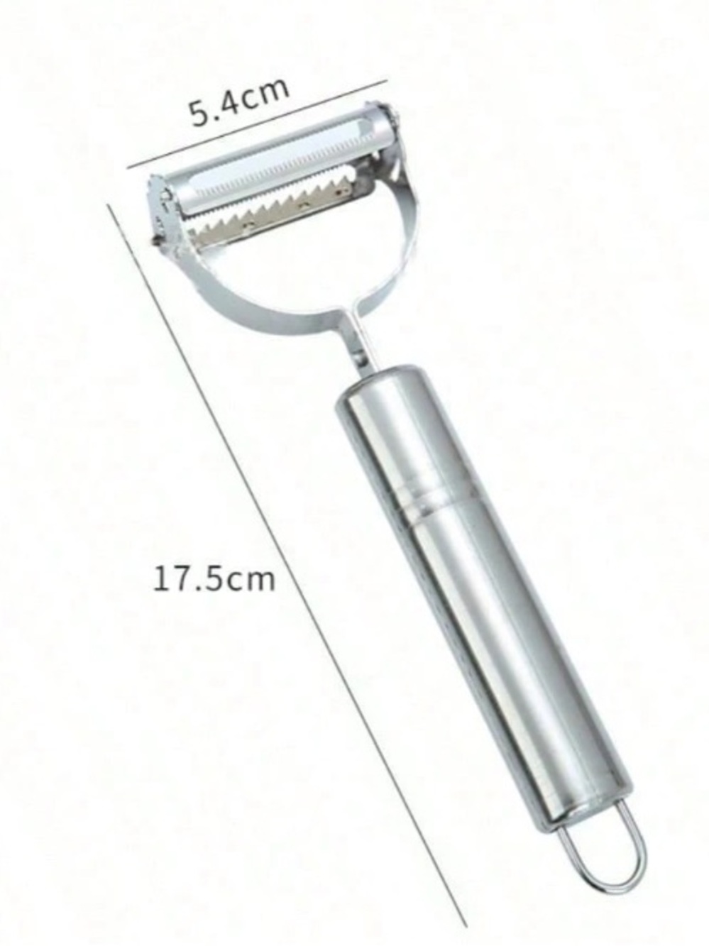 Stainless Steel Silver Facial/Beard Peeler for Men